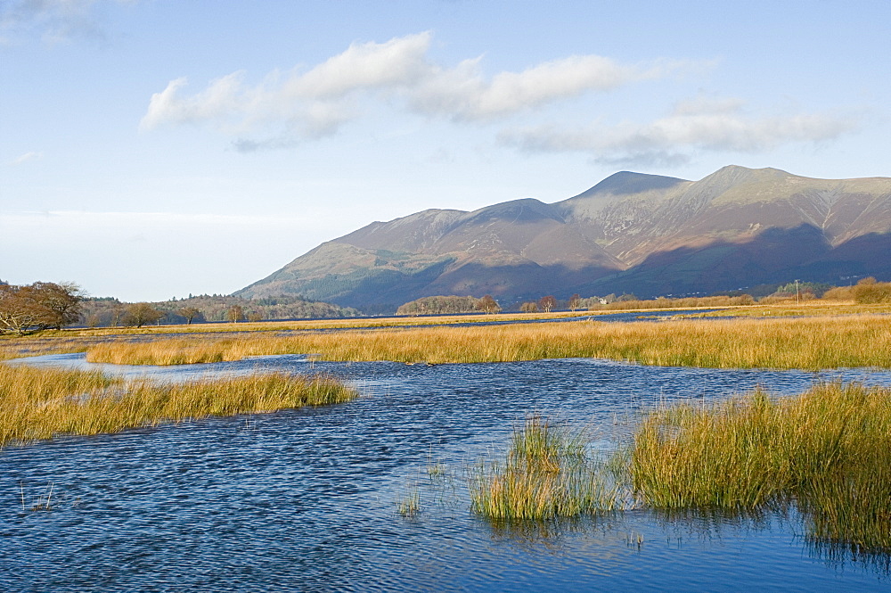 Derwentwater and Skiddaw, 3054ft, Lake District National Park, Cumbria, England, United Kingdom, Europe