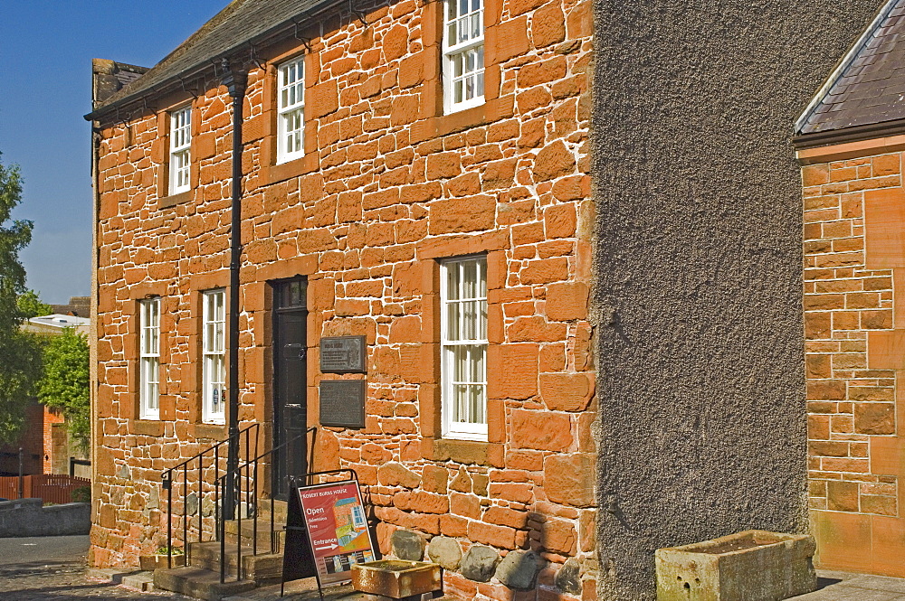 The home of Robert Burns, Scotland's celebrated poet, Burns Street, Dumfries, Dumfries and Galloway, Scotland, United Kingdom, Europe