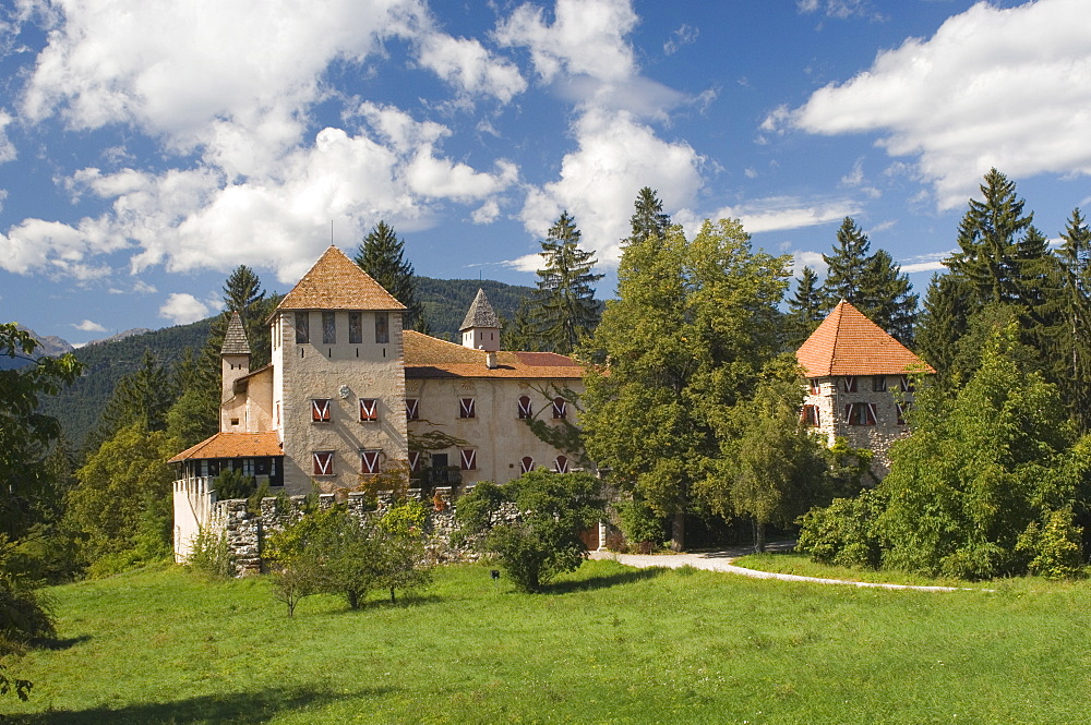 A fortified house in the Sud Tyrol, Italy, Europe