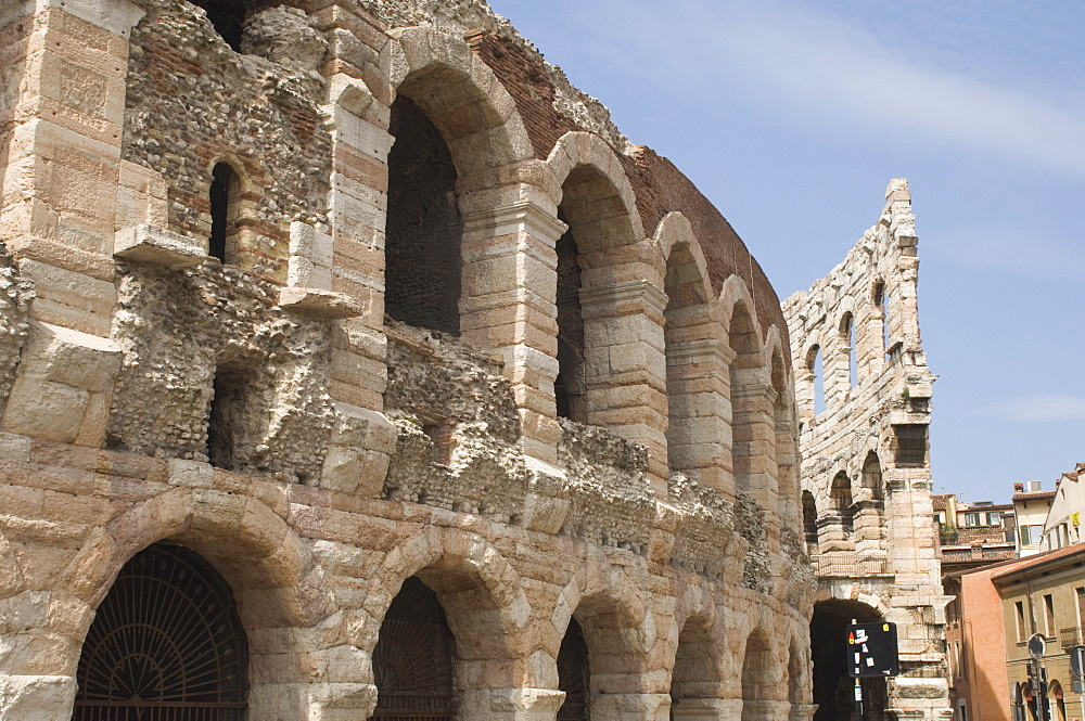 The Roman Arena, Verona, UNESCO World Heritage Site, Veneto, Italy, Europe