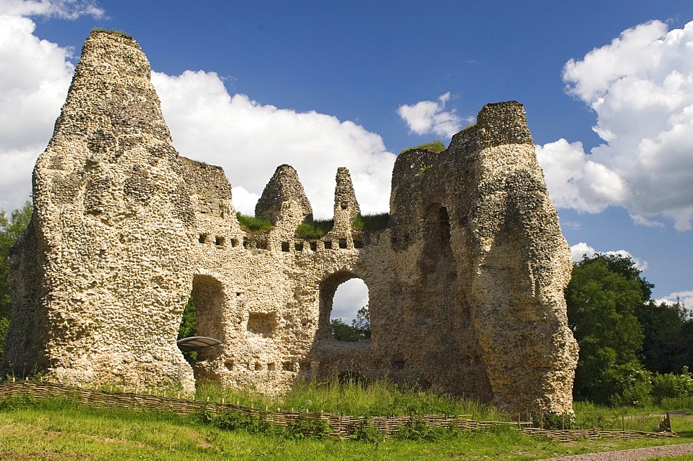 King Johns Castle where King John resided prior to signing the Magna Carta in 1215, Odiham, Hampshire, England, United Kingdom, Europe