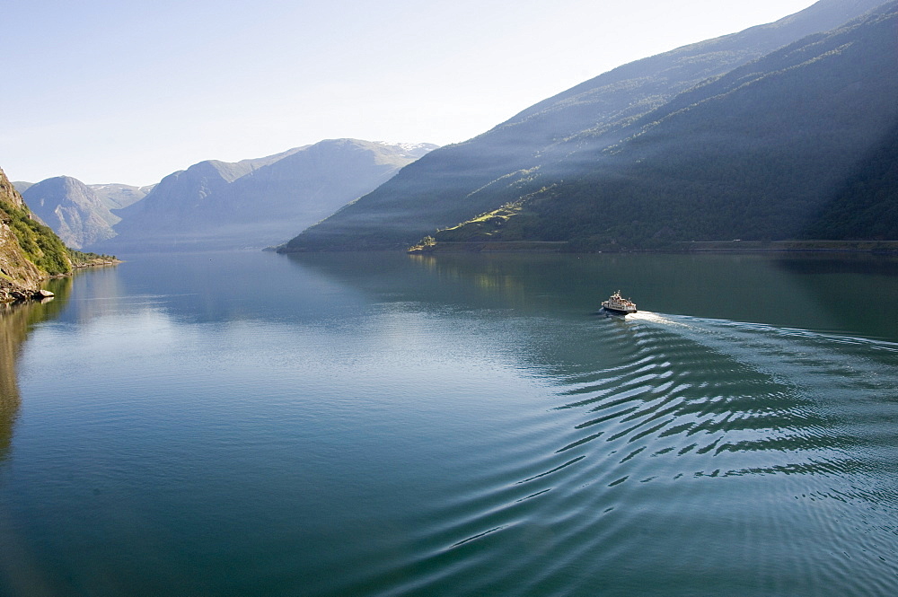 Morning stillness, Fjordland, Norway, Scandinavia, Europe