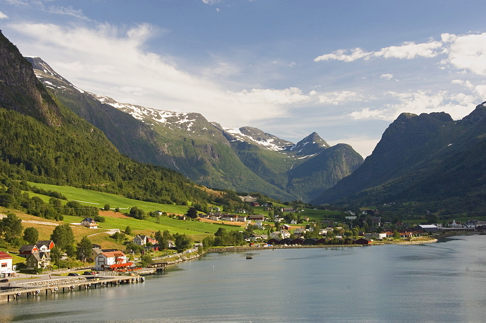 Township of Olden, Fjordland, Norway, Scandinavia, Europe