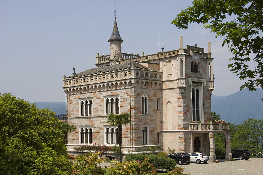 Castello Miasino, above Lake Orta, Piedmont, Italy, Europe