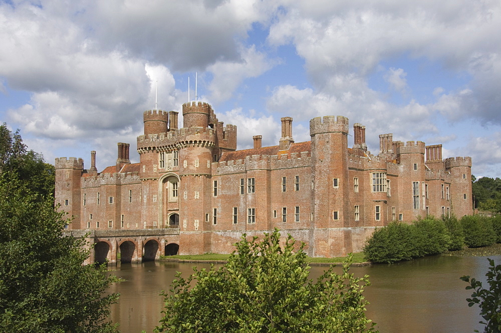 Herstmonceux Castle, East Sussex, England, United Kingdom, Europe