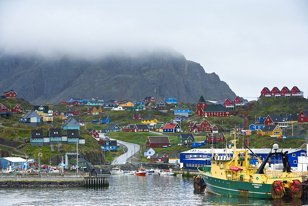 Harbour, Sissimut, Greenland, Polar Regions