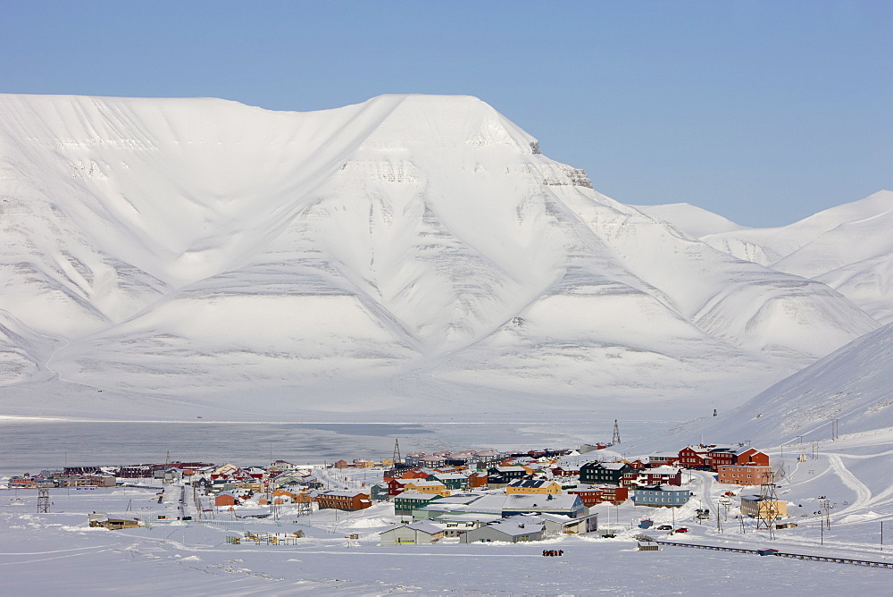 Longyearbyen, Svalbard, Spitzbergen, Arctic, Norway, Scandinavia, Europe