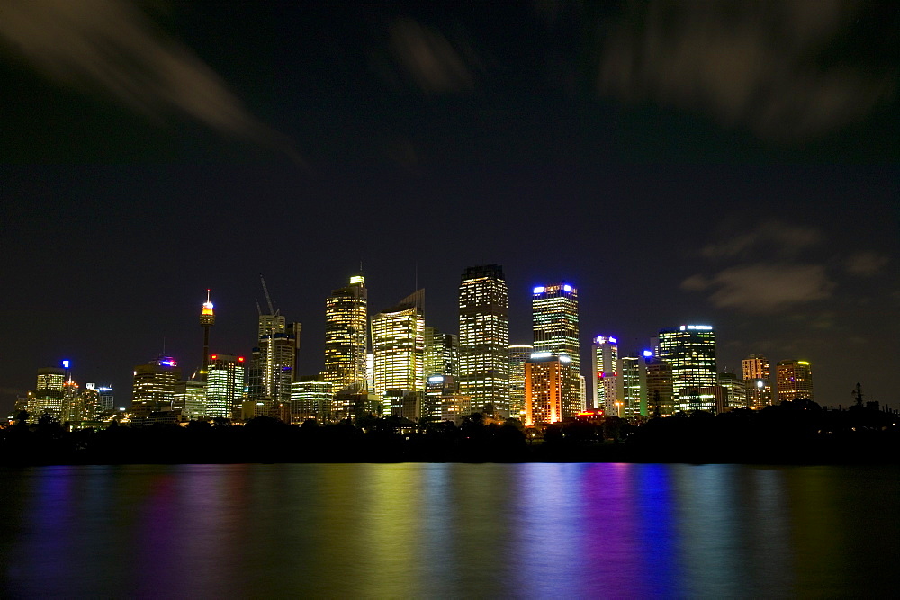 Downtown Sydney, Sydney by Night, New South Wales, Sydney, Australia