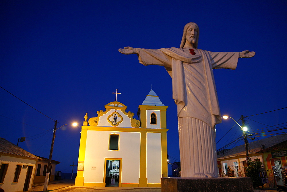 Nossa Senhora da Ajuda church, Arraial d'Ajuda, Bahia, Brazil, South America 