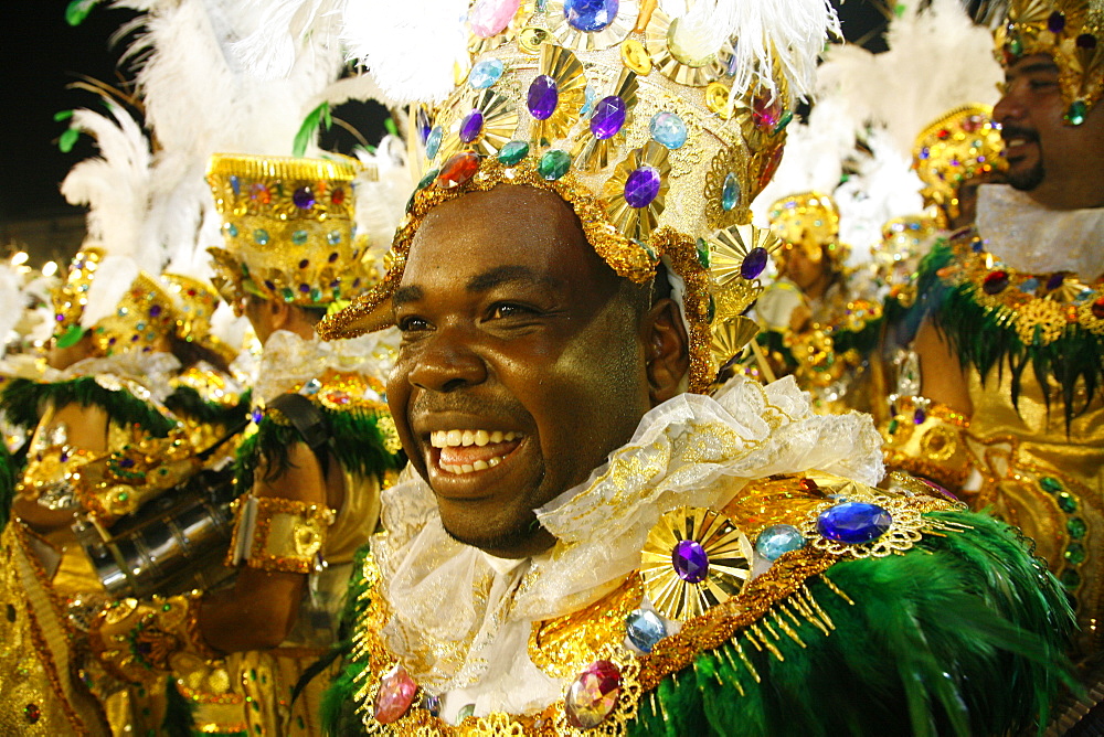 Carnival parade at the Sambodrome, Rio de Janeiro, Brazil, South America