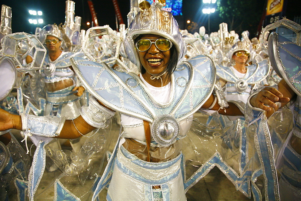 Carnival parade at the Sambodrome, Rio de Janeiro, Brazil, South America