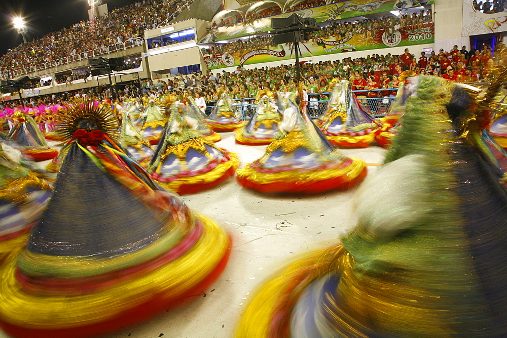 Carnival parade at the Sambodrome, Rio de Janeiro, Brazil, South America 