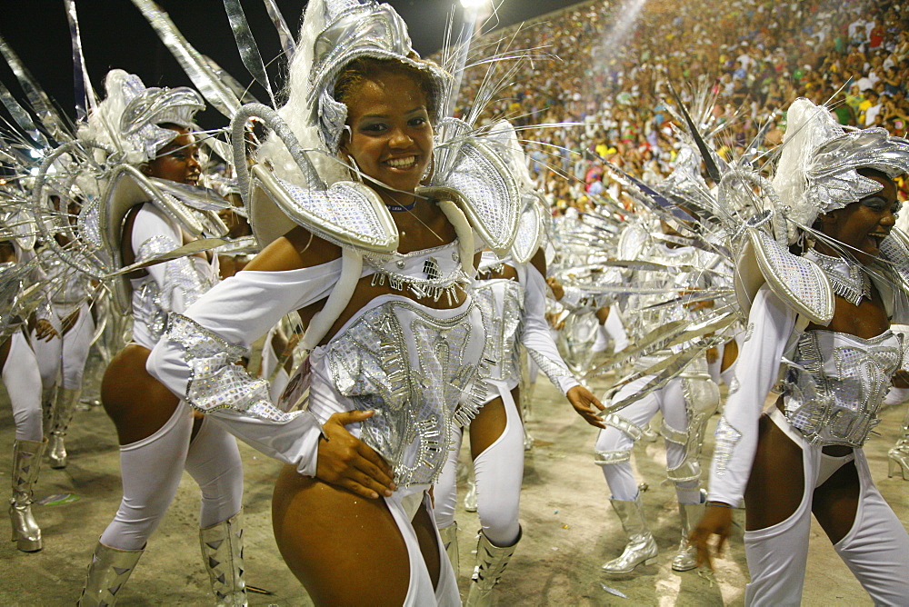 Carnival parade at the Sambodrome, Rio de Janeiro, Brazil, South America