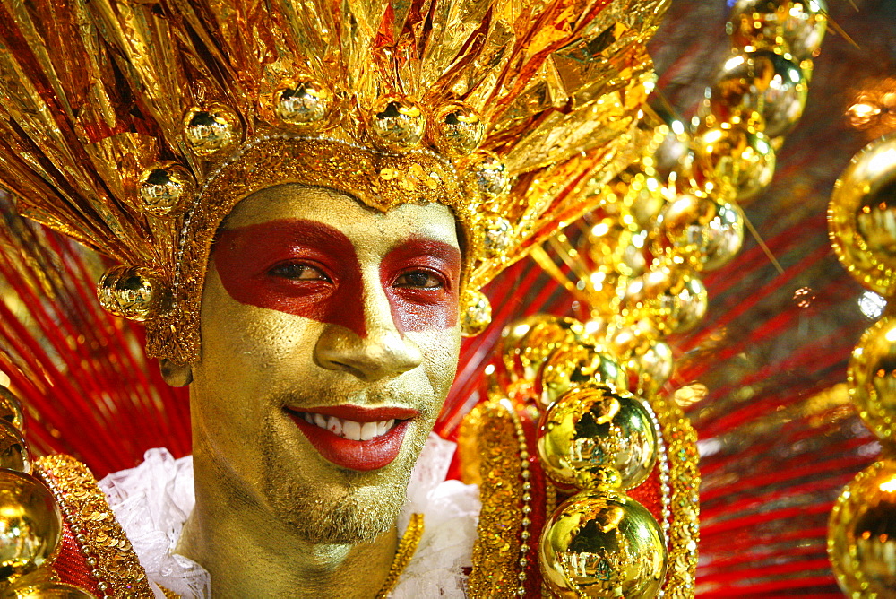 Carnival parade at the Sambodrome, Rio de Janeiro, Brazil, South America