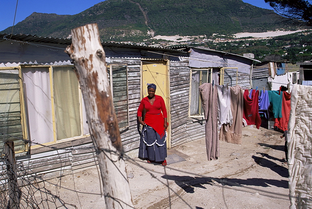 Woman at the Cape Flats, Cape Town, South Africa, Africa