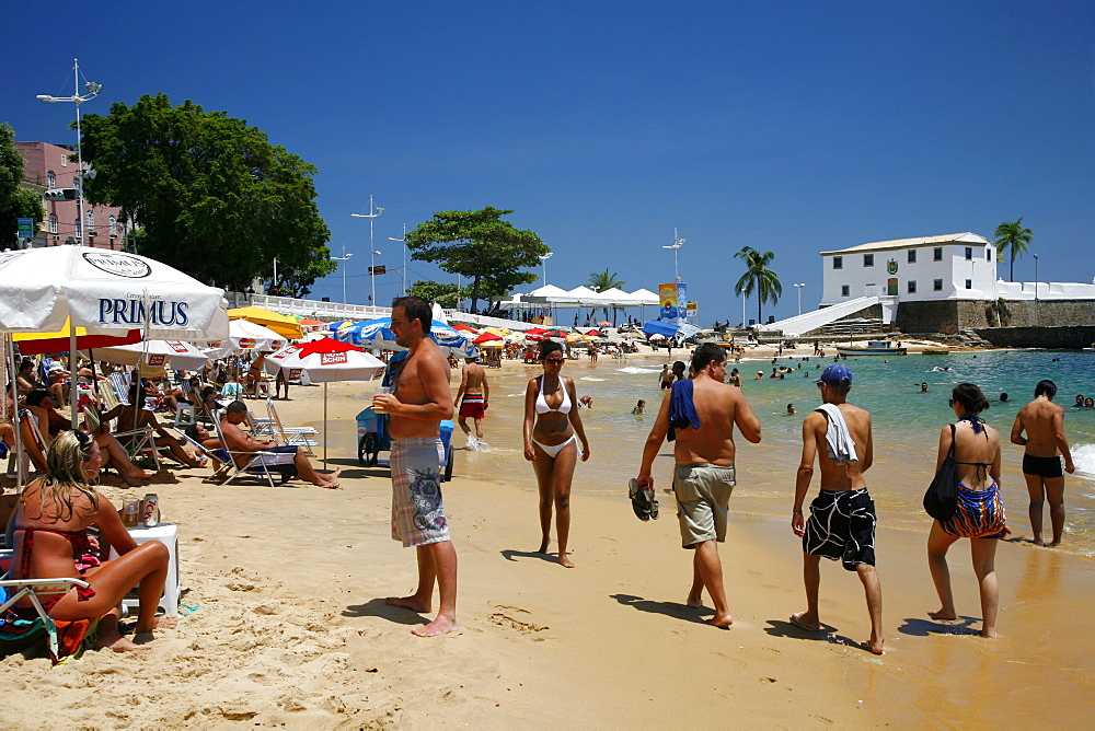 Porto da Barra beach, Salvador, Bahia, Brazil, South America