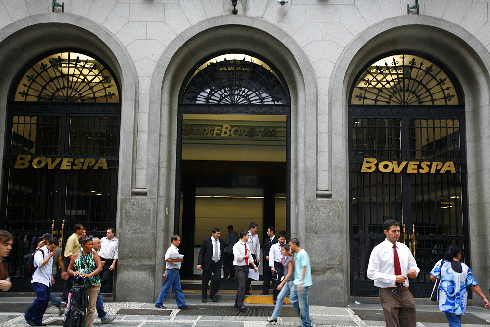 The Bovespa stock exchange, Sao Paulo, Brazil, South America