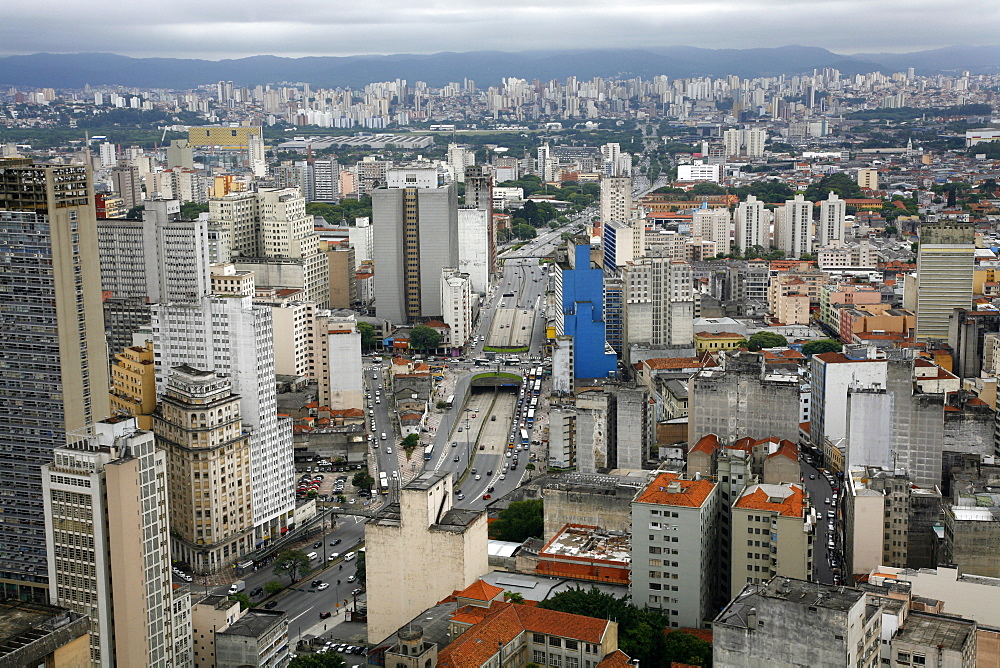 Skyline of Sao Paulo, Brazil, South America 