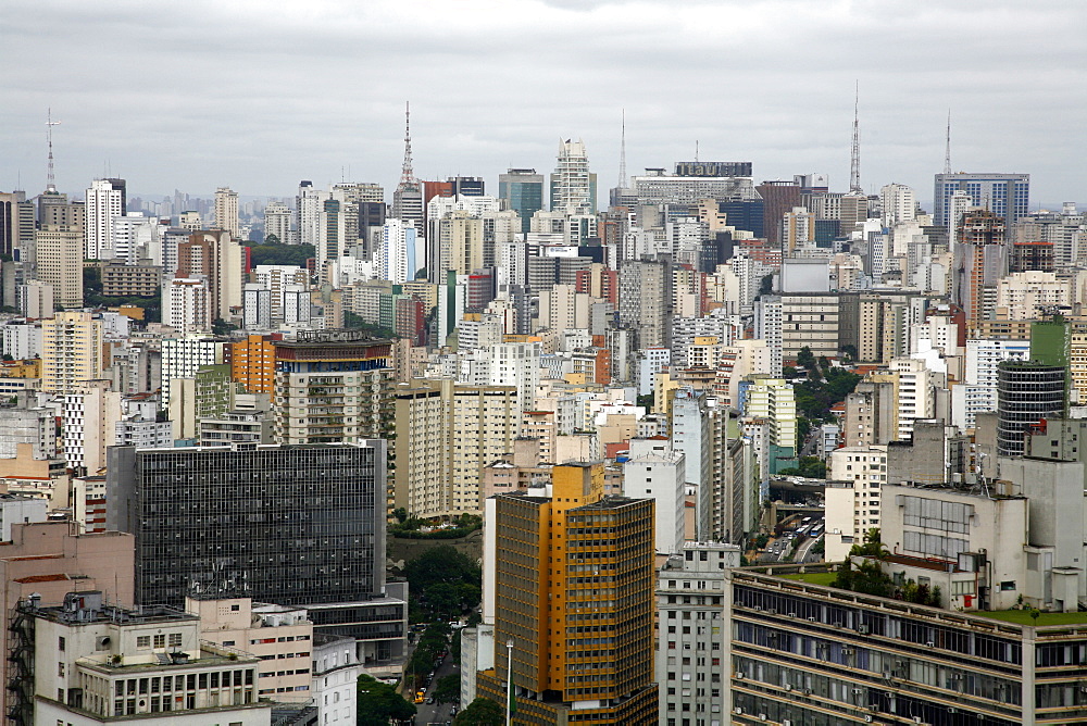 Skyline of Sao Paulo, Brazil, South America 