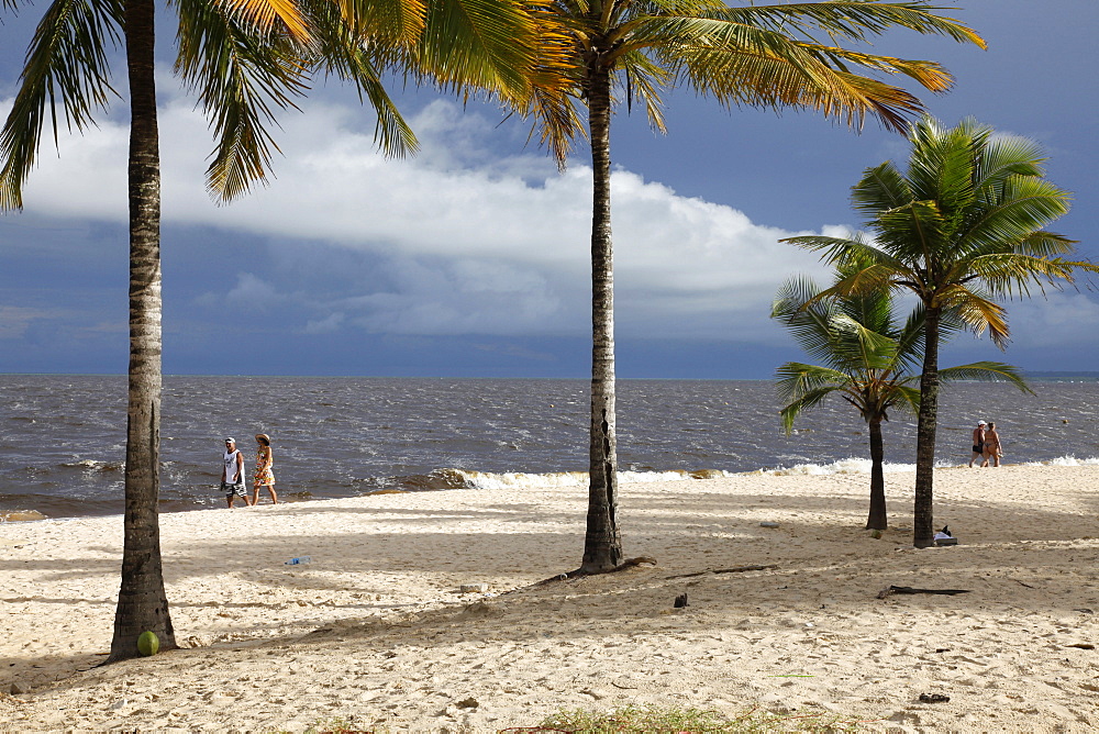 Taperapua beach, few km north of Porto Seguro, Bahia, Brazil, South America 