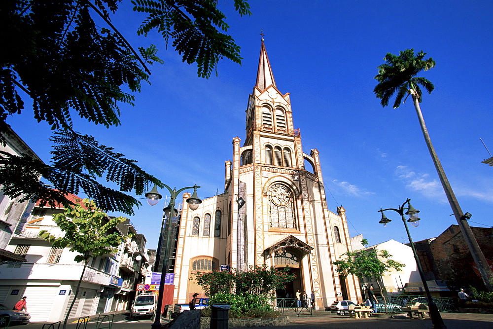 Cathedral of St. Louis in the centre of Fort de France, Martinique, Lesser Antilles, West Indies, Caribbean, Central America