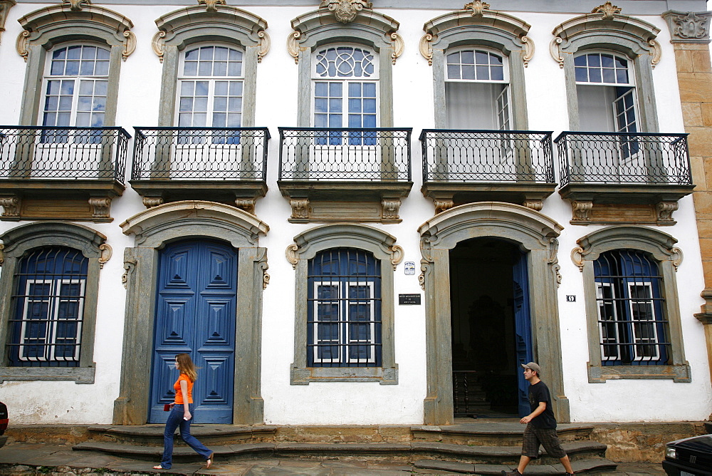 Rua Frei Durao, Mariana, Minas Gerais, Brazil, South America