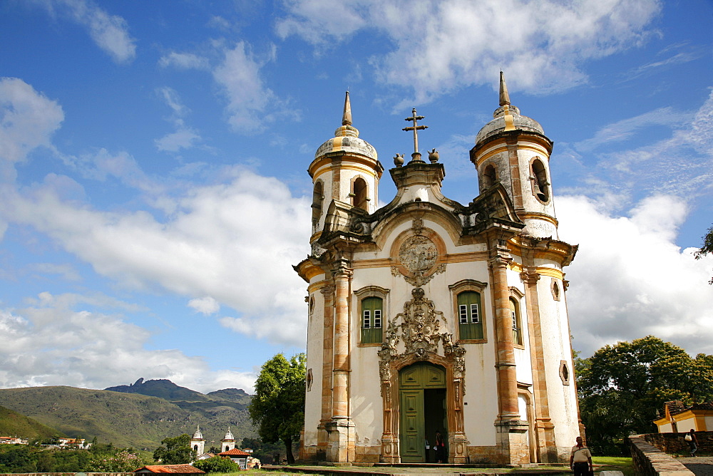 Sao Francisco de Assis church, Ouro Preto, UNESCO World Heritage Site, Minas Gerais, Brazil, South America 