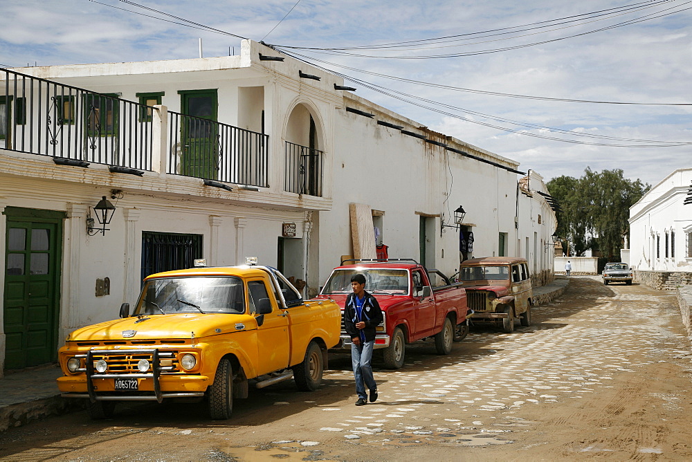 Street scene in Cachi, Salta Province, Argentina, South America