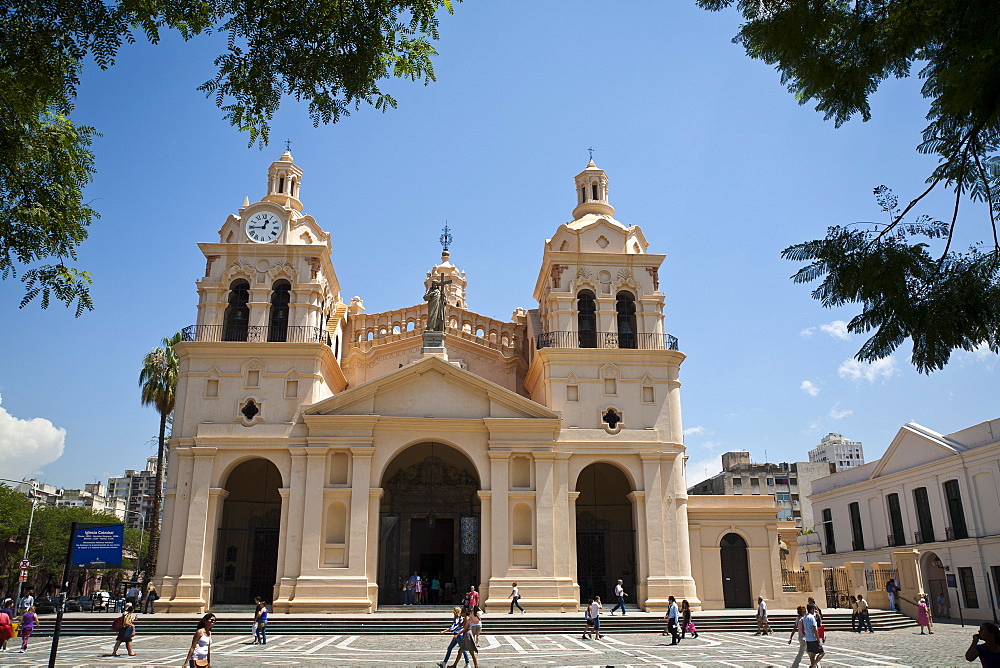 Iglesia Catedral at Plaza San Martin, Cordoba City, Cordoba Province, Argentina, South America, South America 