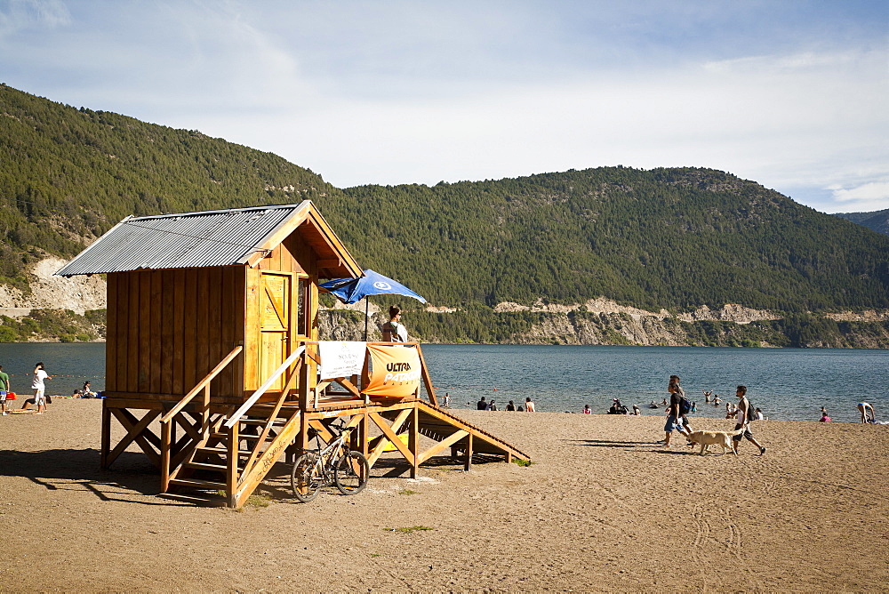 Lago Lacar at San Martin de Los Andes, Patagonia, Argentina, South America