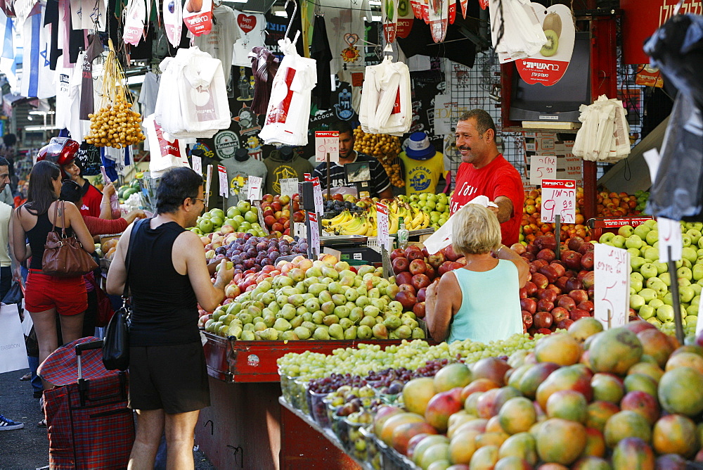 Shuk HaCarmel market, Tel Aviv, Israel, Middle East