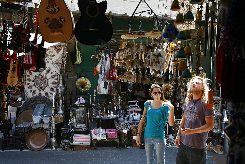 The flea market in Jaffa, Tel Aviv, Israel, Middle East