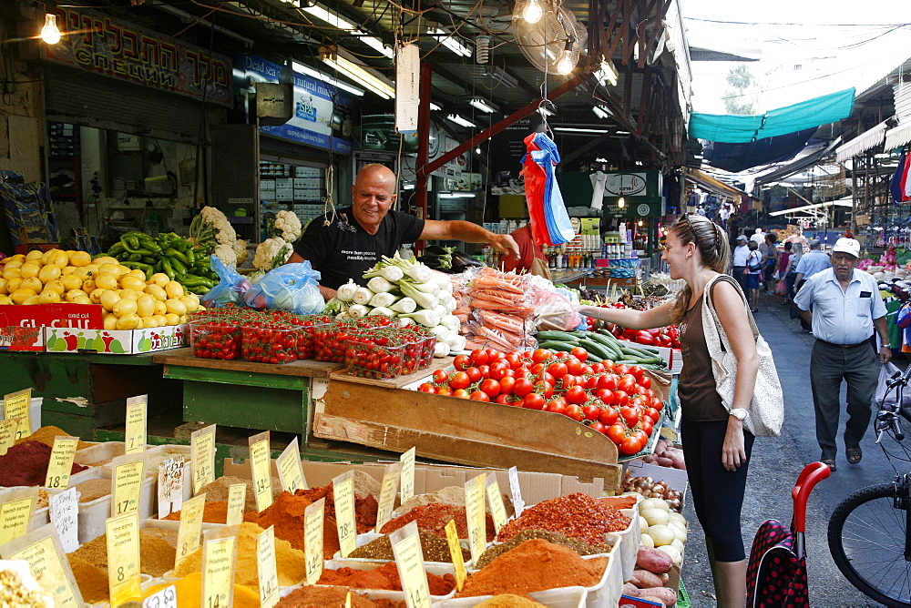 Shuk HaCarmel (Carmel Market), Tel Aviv, Israel, Middle East