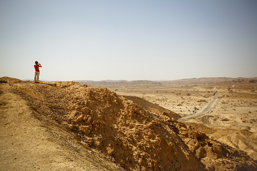 Desert landscape in the Negev region, Israel, Middle East