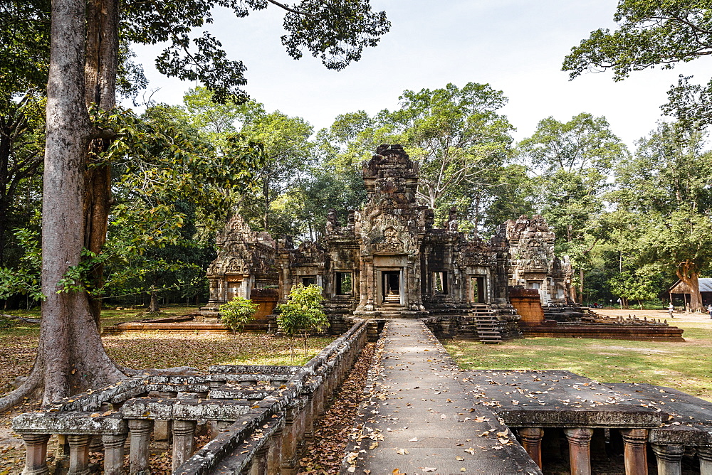 Ruins of the Chau Say Tevoda Temple, Angkor, UNESCO World Heritage Site, Cambodia, Indochina, Southeast Asia, Asia