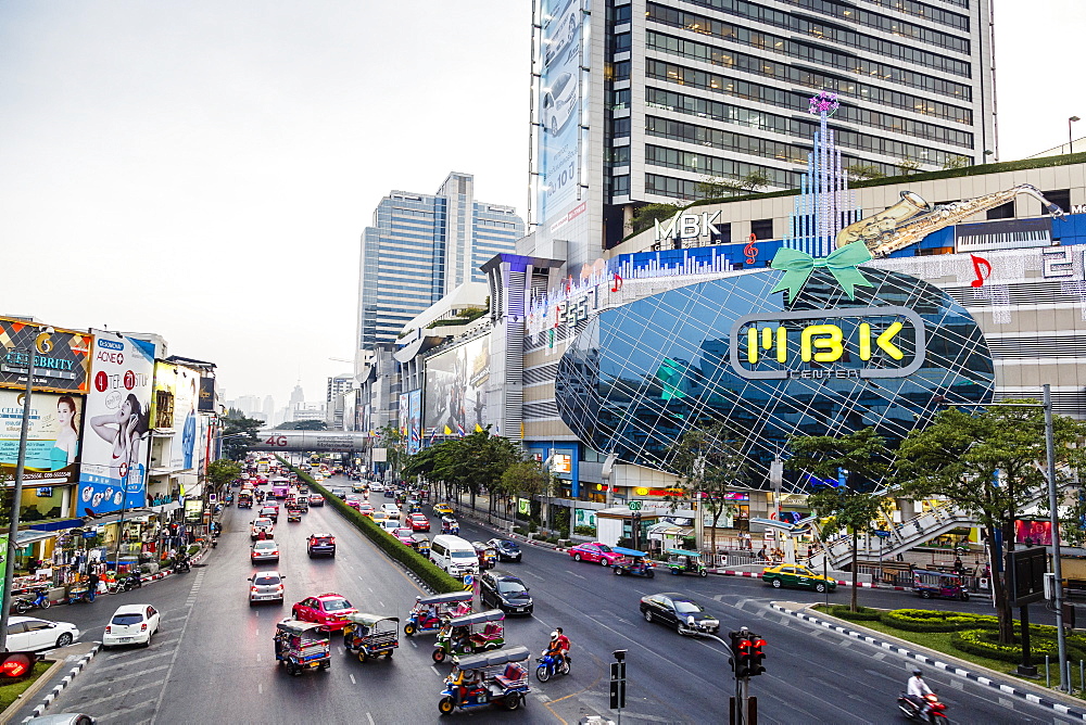 Scene from the city center, Bangkok, Thailand, Southeast Asia, Asia