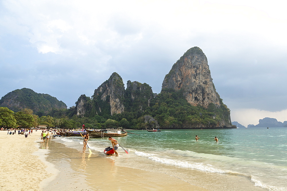 Railay beach, Krabi, Thailand, Southeast Asia, Asia