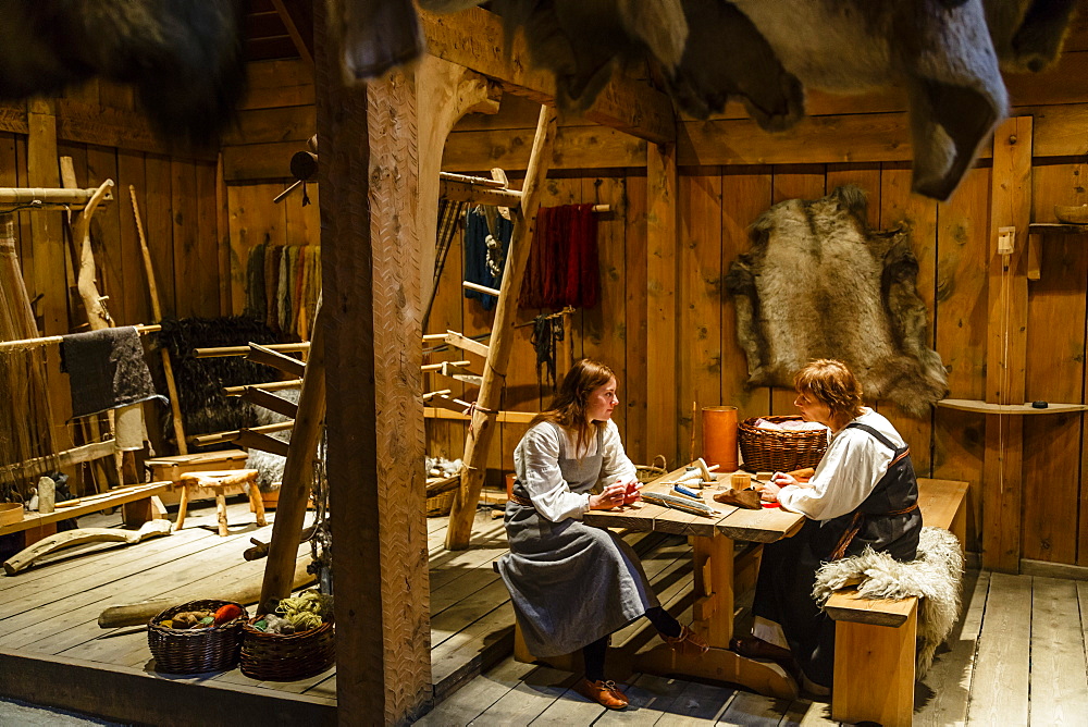 The Viking Museum, Borg, Lofoten Islands, Arctic, Norway, Scandinavia, Europe