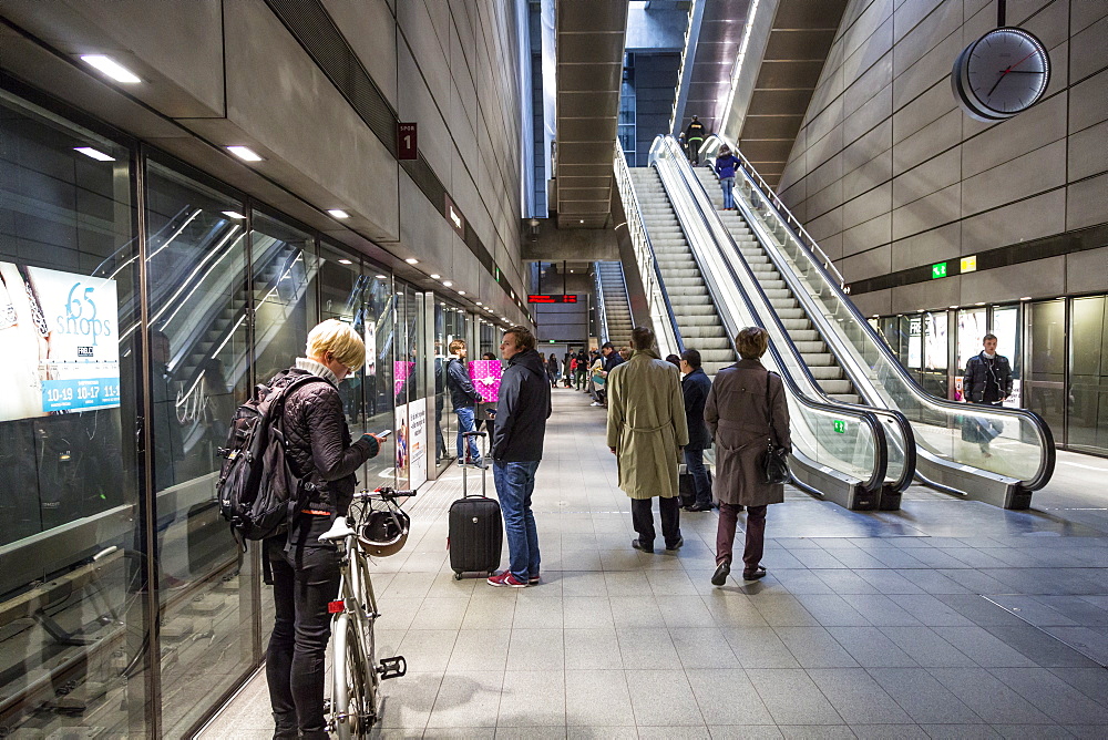 Metro station, Copenhagen, Denmark, Scandinavia, Europe