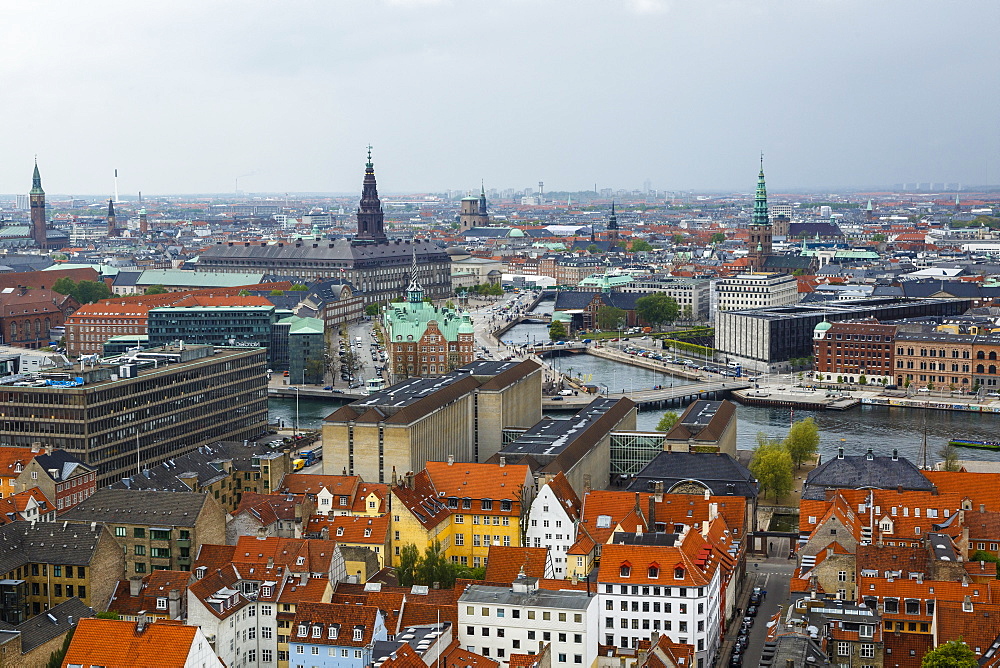 Skyline of Copenhagen, Denmark, Scandinavia, Europe