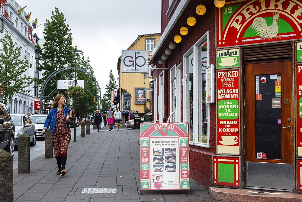 Street scene, Reykjavik, Iceland, Polar Regions