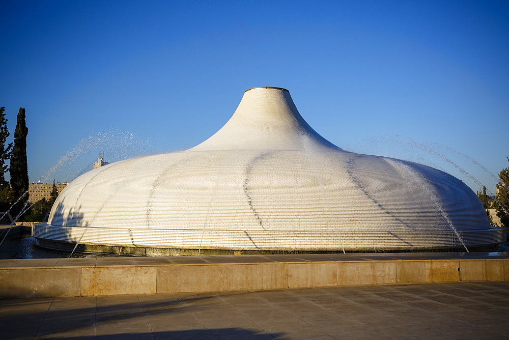 The Shrine of the Book containing the Dead Sea Scrolls, Israel Museum, Jerusalem, Israel, Middle East