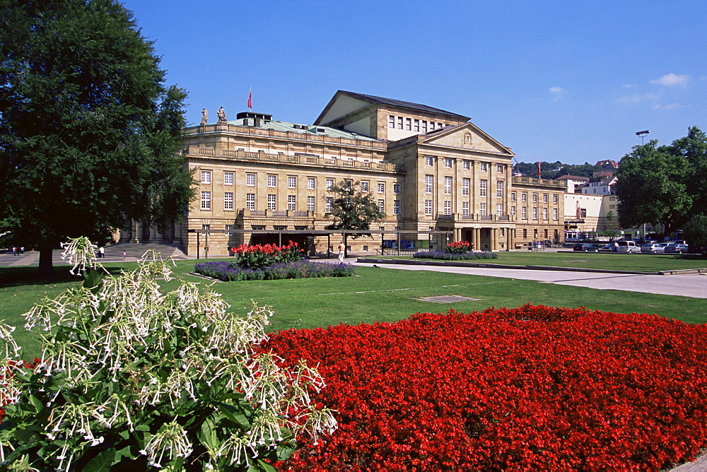 The State Theater, Schlossplatz, Stuttgart, Baden Wurttemberg, Germany, Europe