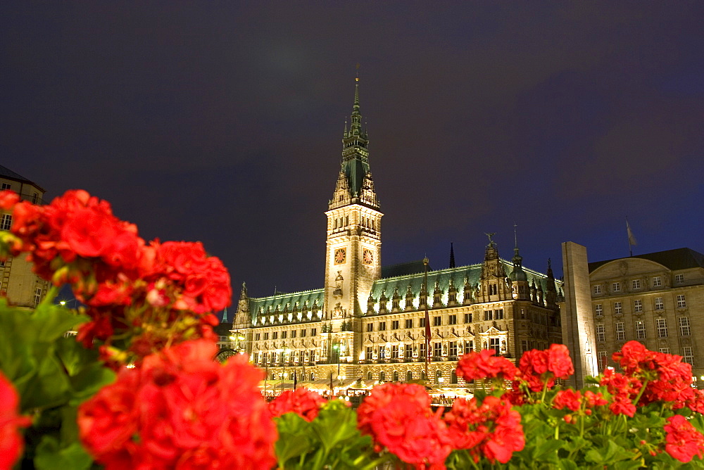 Hamburg City Hall in the Altstadt (Old Town), Hamburg, Germany, Europe