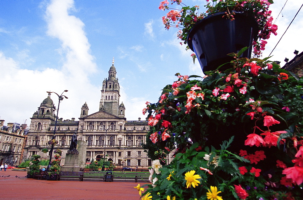 Town Hall, George Square, Glasgow, Scotland, United Kingdom, Europe