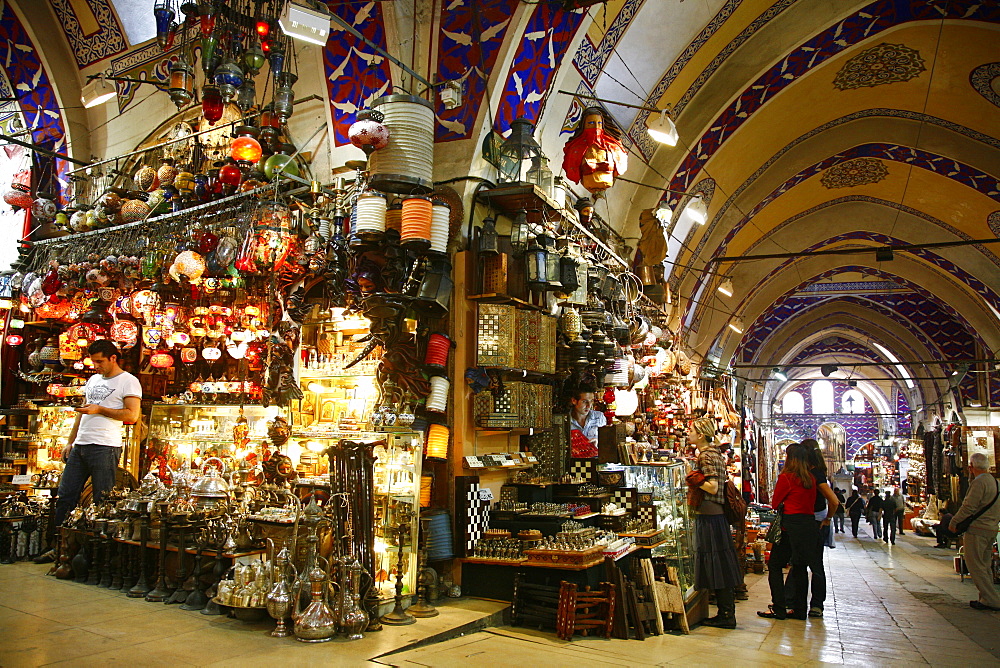 The Grand Bazaar (Kapali Carsi), Istanbul, Turkey, Europe