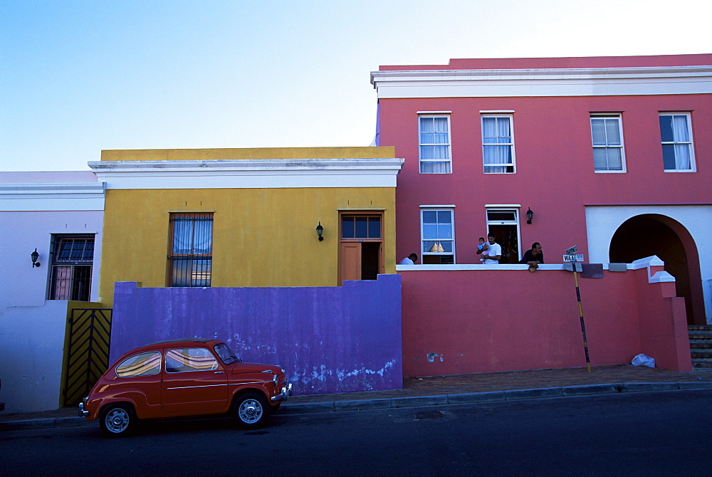 The Bo-Kaap area, where many Cape Muslims live, known for its colourful houses, Cape Town, South Africa, Africa