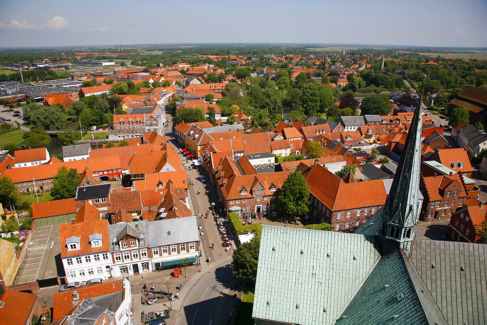 Ribe historic center, Ribe, Jutland, Denmark, Scandinavia, Europe