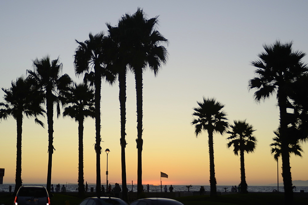 Sunset at Hermosa Beach, Los Angeles County, California, United States of America, North America