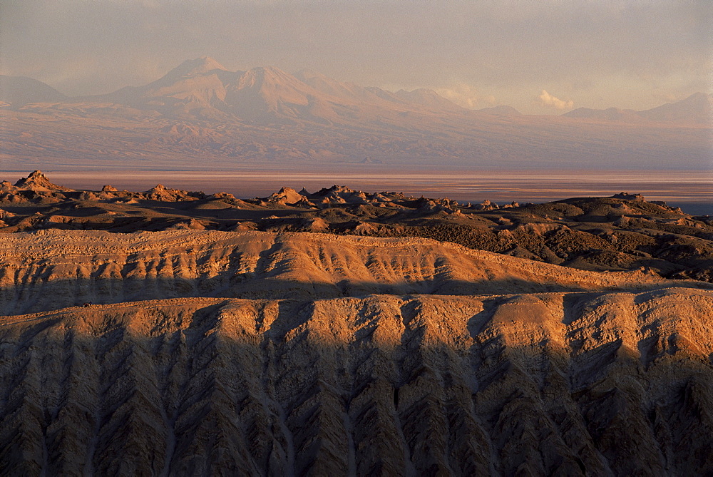 Valle de la Luna (Moon Valley), surreal landscape near San Pedro de Atacama in the north of the country, Chile, South America